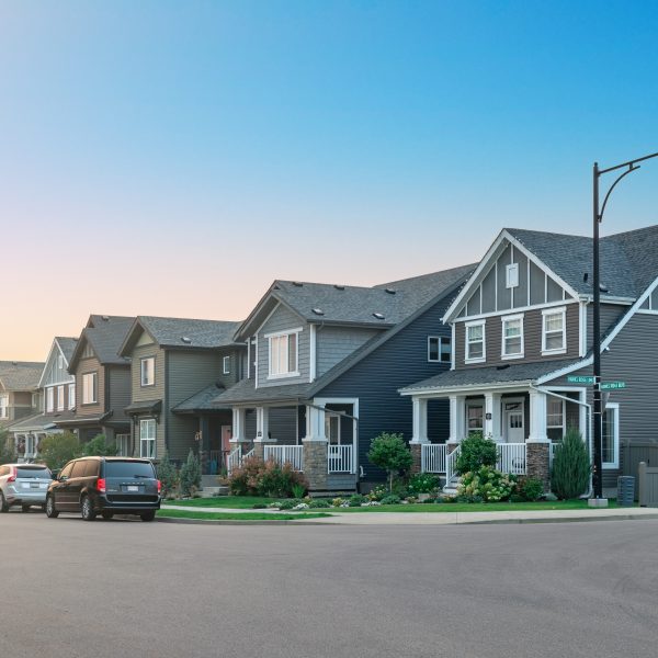 Laned homes in Hawks Ridge by Big Lake