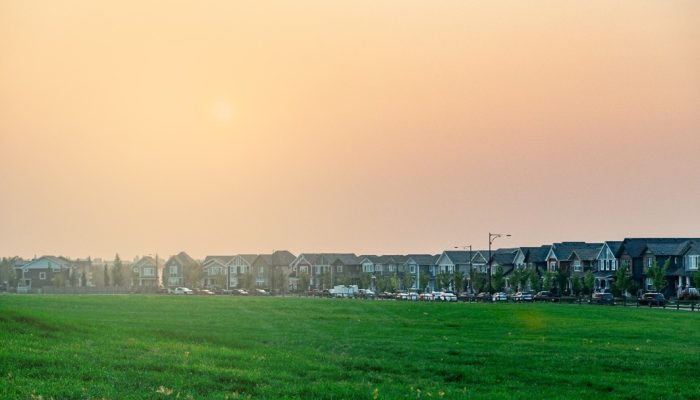 Future K-6 School site in Hawks Ridge by Big Lake.